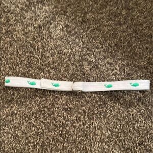 Embroidered whale belt